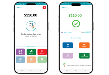 Tap-on Phone App